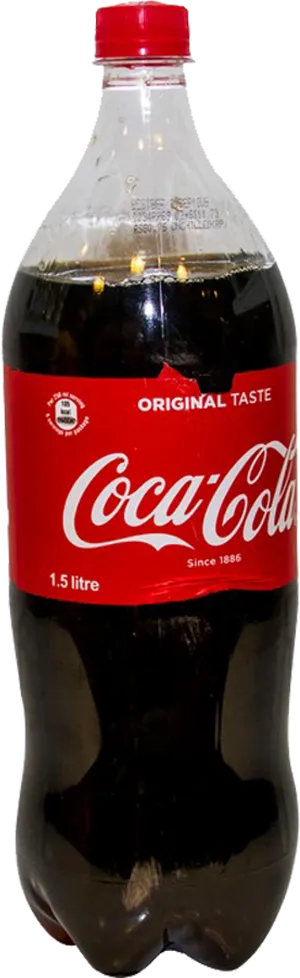 Coca Cola1.5 L Plastic Bottle PNG