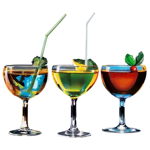 Cocktail Glass Background PNG 83 PNG