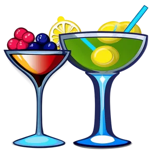 Cocktail Glass Clipart PNG Jdf92