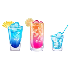 Cocktail Glass Set PNG 16 PNG