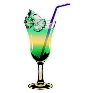 Cocktail Glass Silhouette Png 06212024 PNG image