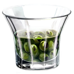 Cocktail Glass With Olive PNG 20 PNG