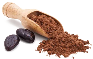 Cocoa Beansand Powder PNG image