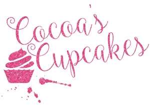 Cocoas Cupcakes Logo Sparkle PNG image