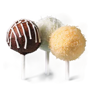 Coconut Cake Pops PNG 43