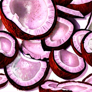 Coconut Flakes Heap PNG Yjc PNG