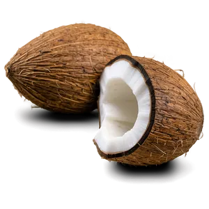 Coconut Half Slice PNG 05242024