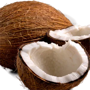 Coconut Half Slice PNG Gic73