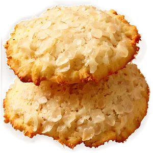 Coconut Macaroon Cookies PNG Muf45