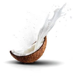 Coconut Milk Splash PNG 85