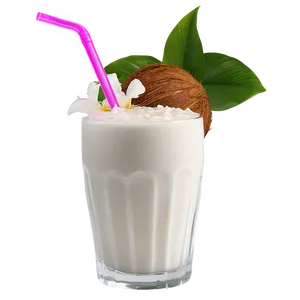 Coconut Milkshake PNG 05242024