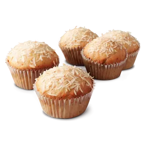 Coconut Muffin PNG Hqs28 PNG