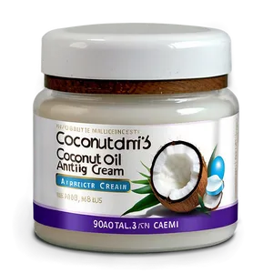 Coconut Oil Anti-aging Cream PNG Jsu16 PNG