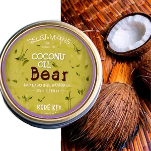 Coconut Oil Beard Balm PNG 22 PNG