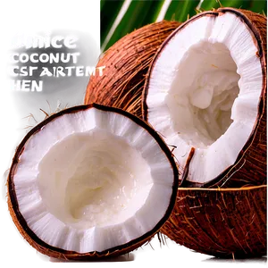 Coconut Oil Hair Treatment Png 06262024 PNG image