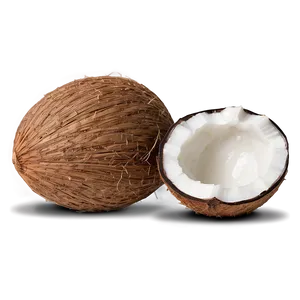 Coconut Oil Snack Ingredient PNG 06262024