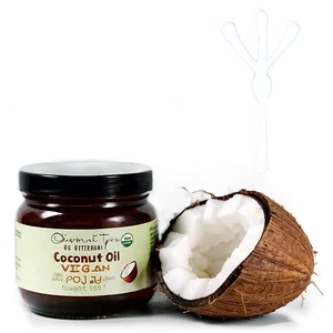 Coconut Oil Vegan Product PNG Ccf51 PNG