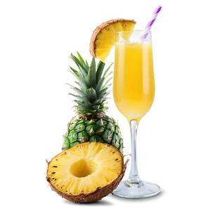 Coconut Pineapple Mimosa PNG Pnc