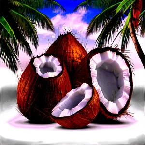 Coconut Plantation View PNG Luj PNG