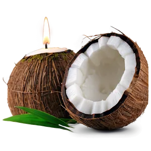 Coconut Scented Candle PNG 05242024 PNG