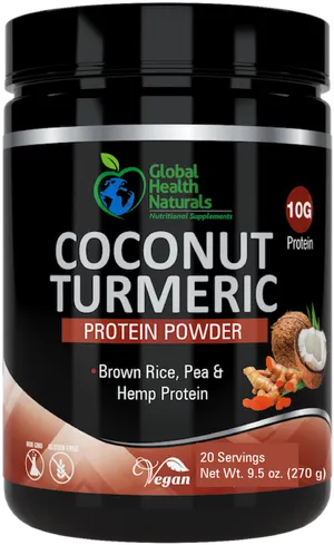 Coconut Turmeric Protein Powder PNG image