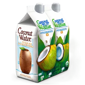 Coconut Water Juice Box Png Fcx PNG image