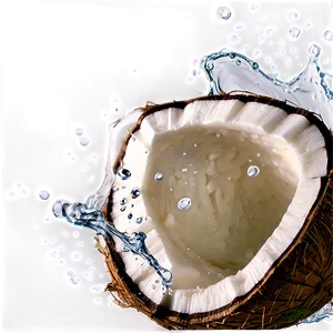 Coconut Water Splash PNG 05242024 PNG