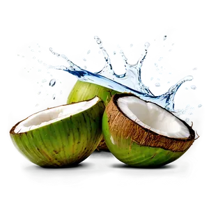 Coconut Water Splash PNG 4 PNG