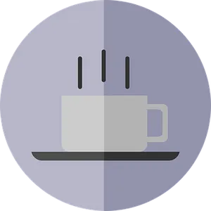 Coffee Cup Icon Flat Design