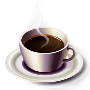 Coffee Cup On Saucer PNG 1