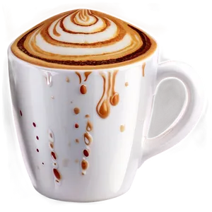 Coffee Cup With Latte Art Png 14 PNG image