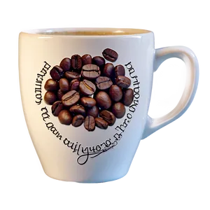 Coffee Cup With Quote Png Pkr PNG image