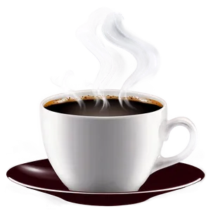 Coffee Cup With Steam PNG 90