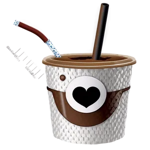 Coffee Cup With Straw Png Vyl72 PNG image