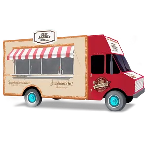 Coffee Food Truck PNG 05252024