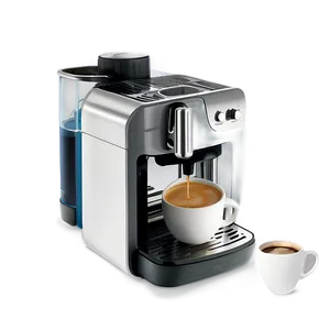 Coffee Machine With Milk Frother PNG Kmu