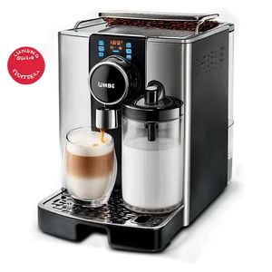 Coffee Machine With Milk Frother PNG Oll12 PNG