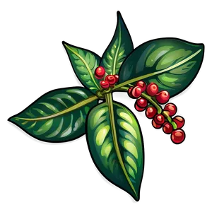 Coffee Plant Clipart PNG Qic