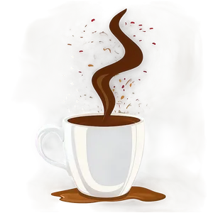 Coffee Splash Cartoon Png 06272024 PNG image