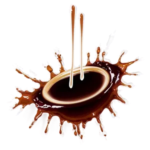 Coffee Splatter Stain PNG Qsc