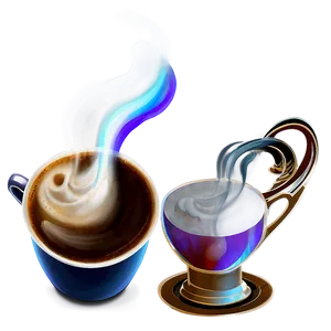 Coffee Steam Silhouette PNG 19 PNG