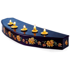 Coffin With Candle Png 92 PNG image