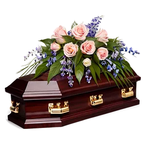 Coffin With Flowers Png 67 PNG image