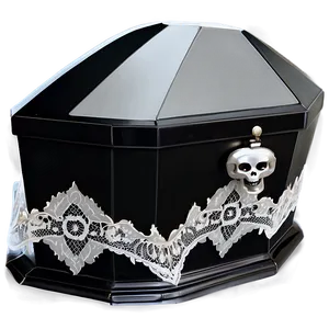 Coffin With Lace Png Thi PNG image