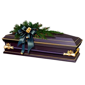 Coffin With Ribbon Png Mrd59 PNG image