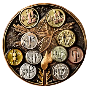 Coin Collection Png Nke PNG image