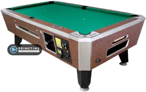 Coin Operated Pool Table PNG image