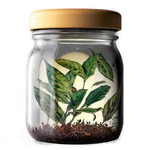 Cold Brew Tea Jar PNG Luo PNG