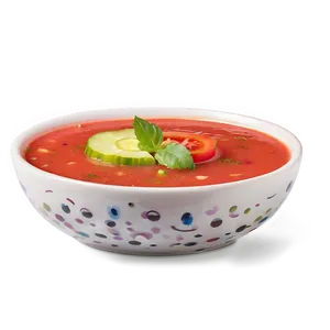 Cold Gazpacho Soup PNG 05242024