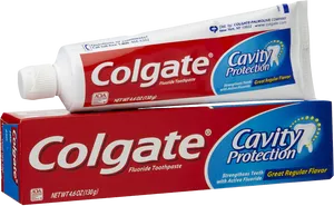 Colgate Cavity Protection Toothpaste PNG image